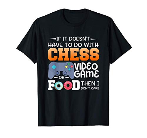 Videojuego de ajedrez o diseño de alimentos Camiseta