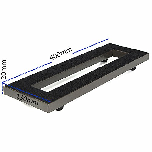 VIDOO Tablero De Pedaldema De Configuración De Guitarra con Respaldo Adhesivo De Cinta De Efectos Fijos De Carro