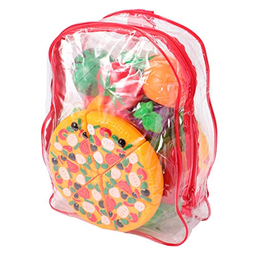 VILLCASE 1 Juego de 10 Piezas de Juguetes para Comida Mini Cortador de Frutas Y Verduras Juego de Simulación de Comida Juguetes para Cocina Juguetes Divertidos para Cortar Frutas Verduras