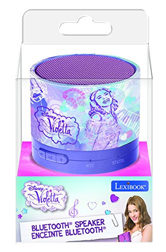 Violetta Bt010VI Mini Altavoz Inalámbrico Bluetooth y Toma Aux-in (Lexibook