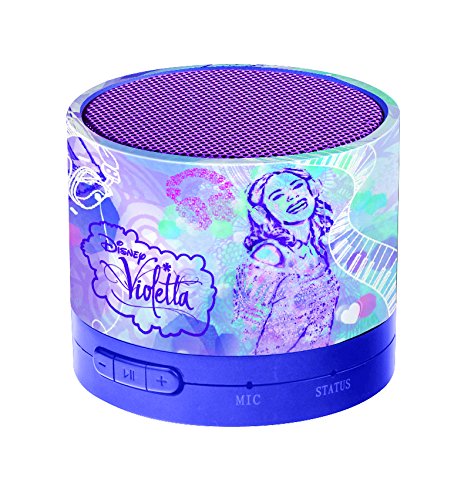 Violetta Bt010VI Mini Altavoz Inalámbrico Bluetooth y Toma Aux-in (Lexibook