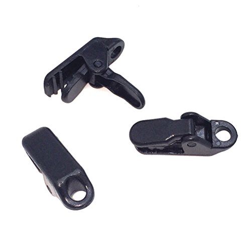 VORCOOL 8 Piezas Clamp Clips de Lona Abrazadera de toldo Set Tienda Snaps Camping Clamp Clips Tienda Apriete para Exterior (Negro)