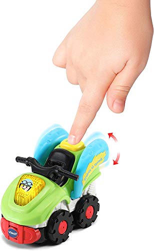 VTech- Andrés el Quad TutTut Bólidos Vehículo interactivo con voz, música y efectos de sonido, incluye botón sorpresa, Multicolor (80-517122) , color/modelo surtido