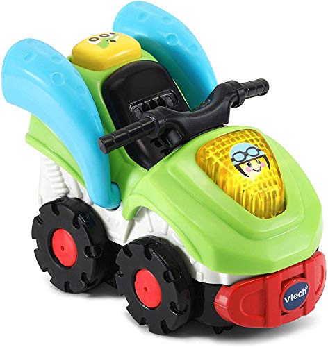 VTech- Andrés el Quad TutTut Bólidos Vehículo interactivo con voz, música y efectos de sonido, incluye botón sorpresa, Multicolor (80-517122) , color/modelo surtido