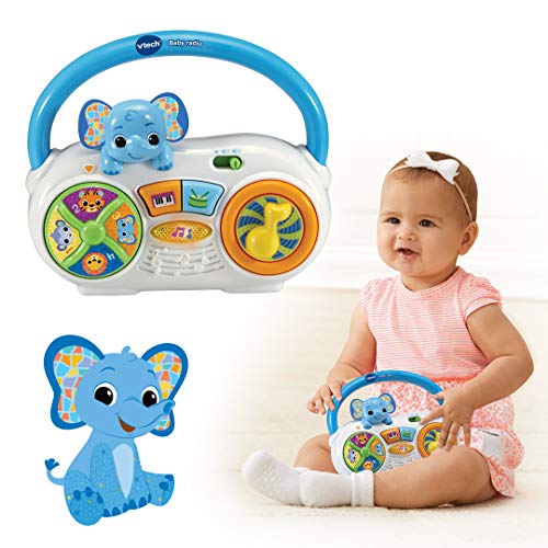 VTech- Baby Radio. Sonajero Activity Interactivo bebé +6 Meses, Color (3480-533322)