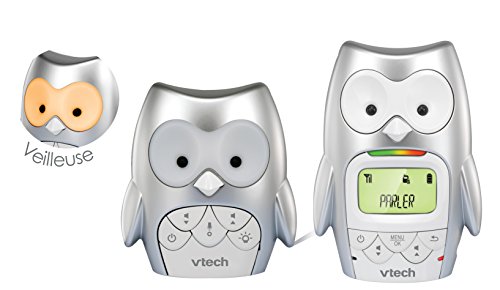 Vtech BM2300 - Vigilabebé, diseño de búho, color gris