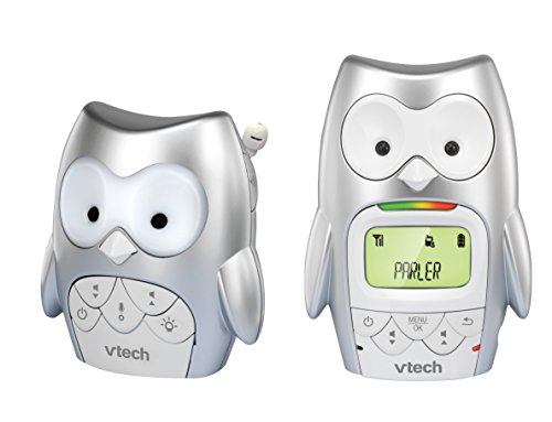 Vtech BM2300 - Vigilabebé, diseño de búho, color gris