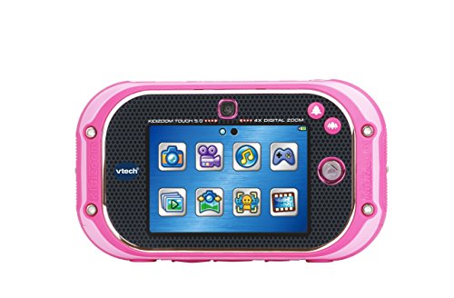 VTech Kidizoom Touch Rose - Cámara Infantil de Fotos Digital, Rosa - Versión Francesa