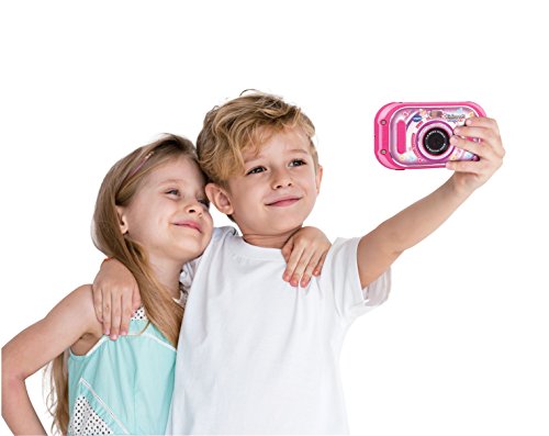 VTech Kidizoom Touch Rose - Cámara Infantil de Fotos Digital, Rosa - Versión Francesa