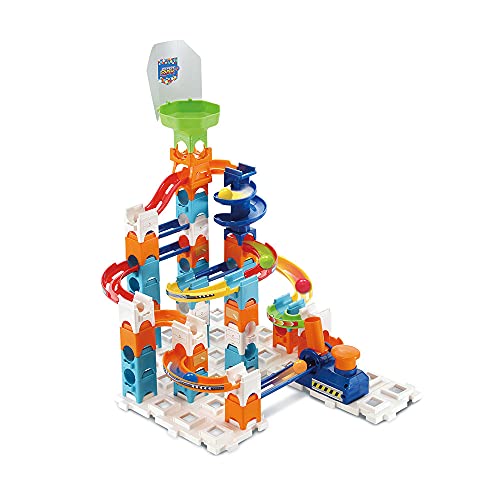 VTech Marble Rush, Circuito de Bolas - Adventure Set S100 - Construcción - A Partir de 4 años - Versión FR