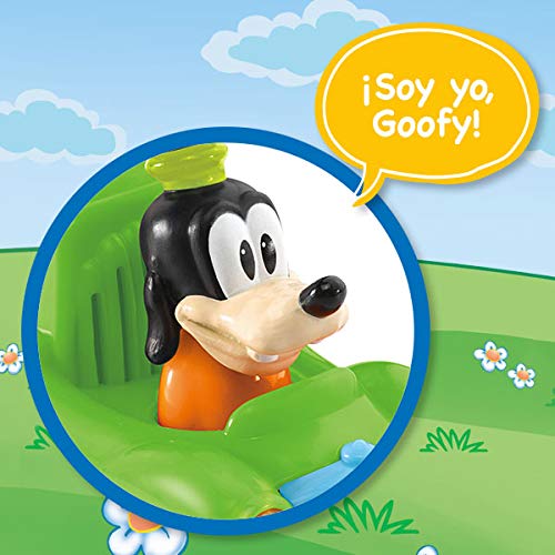 VTech- TutTut Bólidos Disney Mickey & Friends Grúa, Coche Interactivo con Música, Color Verde (TTB Goofy)