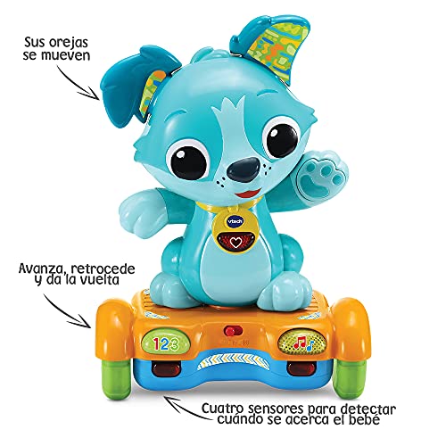 VTech VTech-123-547522 Tito Hoverboard, Perrito Interactivo, Juguete para bebés +9 Meses - Versión ESP (3480-547522), Color