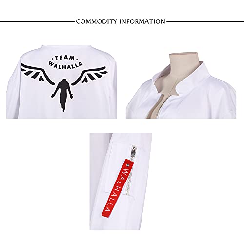 VV-RT STAR Walhalla Tokyo Revengers Chaqueta Cosplay Hanemiya Kazutora Baji Keisuke Trajes Chaqueta Abrigo Anime Halloween Carnaval Disfraz para Hombres Mujeres, XS-3XL