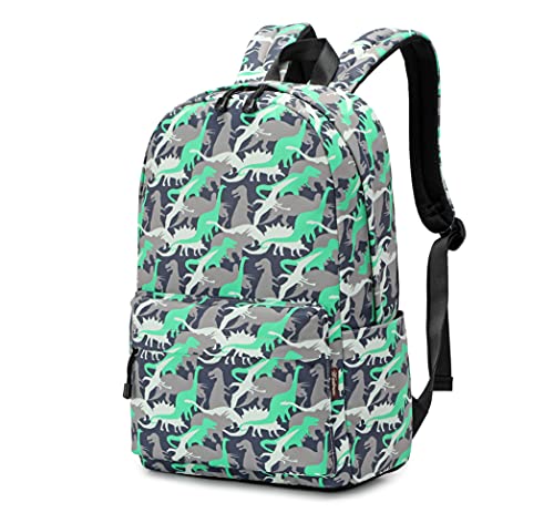 Wadirum Bolso Tipo Cartera Elegante Mochila de Colegio Adorable para niña Dinosaurio