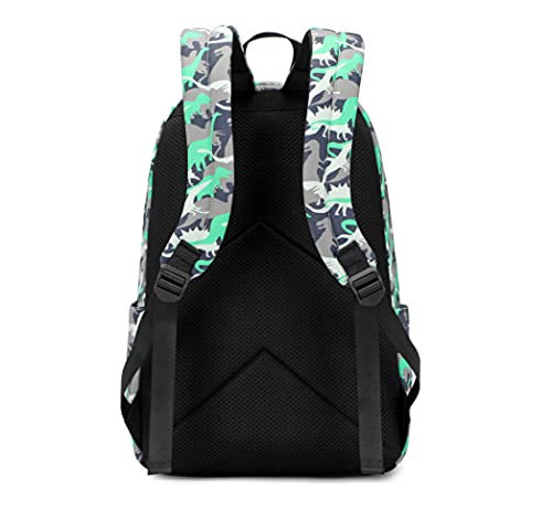 Wadirum Bolso Tipo Cartera Elegante Mochila de Colegio Adorable para niña Dinosaurio