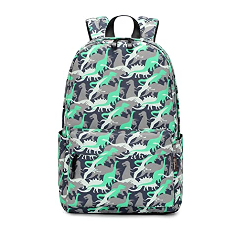 Wadirum Bolso Tipo Cartera Elegante Mochila de Colegio Adorable para niña Dinosaurio