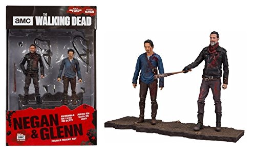 Walking Dead 14518 TV Negan and Glenn Figura de acción, Multicolor, 5 Pulgadas