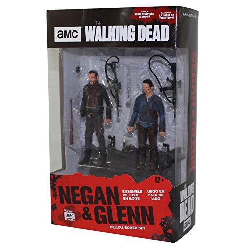 Walking Dead 14518 TV Negan and Glenn Figura de acción, Multicolor, 5 Pulgadas