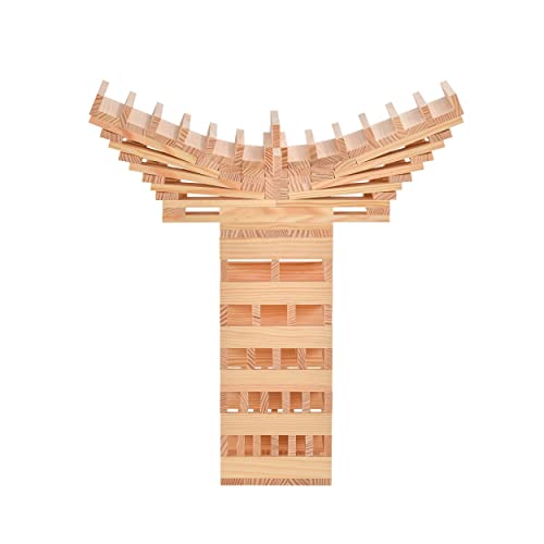 WDK Partner A1204074 Kapla - Juego de construcción (280 Bloques de Madera y 1 libreto)