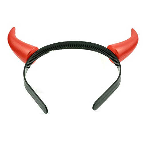 We-Ball Diadema de cuernos de diablo para carnaval, Halloween, carnaval, disfraz de diablo