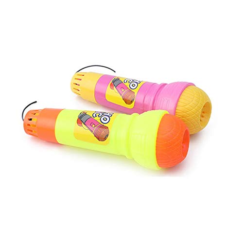 WEFH Echo Micrófono Mic Cambiador de voz Juguete Kid Party Song Learning Toy Para Niños,Al azar