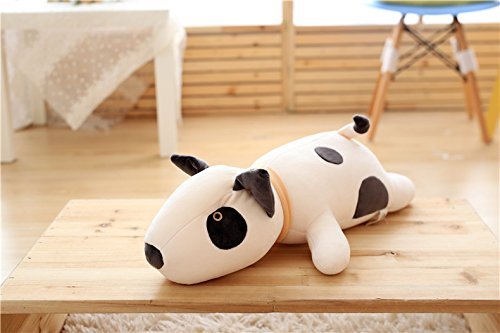 WEIWEIDA Bull Terrier Dog Big Hugging Pillow Peluche Suave Peluches 30cm