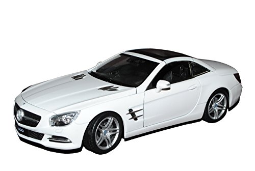 Welly Mercedes-Benz Clase SL Cabrio cerrado blanco R231 a partir de 2012 1/24 modelo Auto