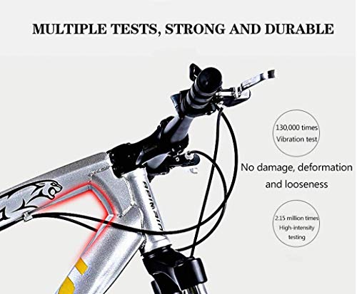 WENHAO Bicicletas de montaña, bicicleta de montaña de neumático gordo de 26 pulgadas, marco de suspensión dual y tenedor de suspensión Todas las bicicletas de montaña de terreno, hombres y mujeres adu