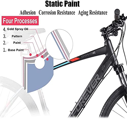 WENHAO Mtb Vehículos de la carretera de la montaña de 27 pulgadas de 27 pulgadas de 27 pulgadas, bicicleta de montaña de la cola dura de aluminio de doble disco, el asiento se puede ajustar (color: gr