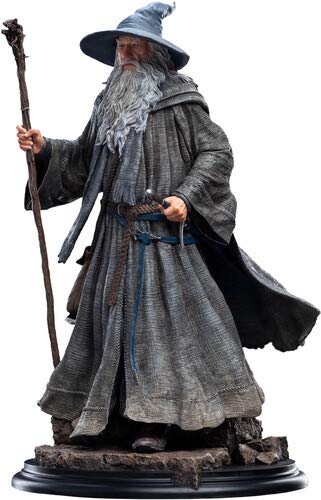 Weta Collectibles Figura Estatua del Señor de los Anillos 1/6 Gandalf el Peregrino Gris (Serie Clásico) 36 cm, Unisex, Multicolor, 24 x 36 x 24 cm