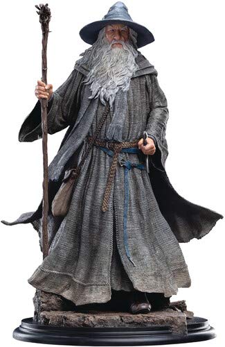 Weta Collectibles Figura Estatua del Señor de los Anillos 1/6 Gandalf el Peregrino Gris (Serie Clásico) 36 cm, Unisex, Multicolor, 24 x 36 x 24 cm