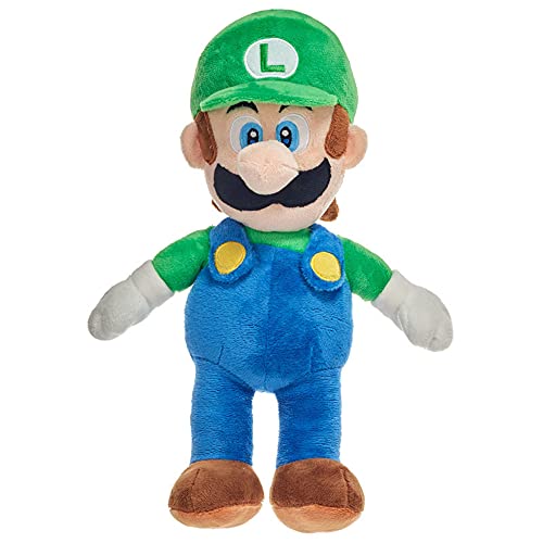 WHITEHOUSE LEISURE Super Mario Bros - Peluche Luigi 38cm Calidad Super Soft