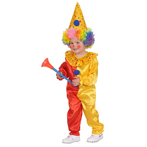 WIDMANN -Clown & Circo Disfraces Niño, Multicolor, 104 cm / 2 3 años, 48919