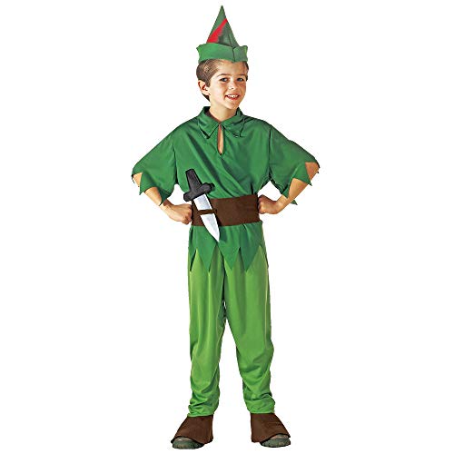 WIDMANN Peter Pan - Niños Disfraz - Medium - Edad 8-10 - 140cm