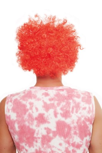 WIG ME UP- 3920-PC13 Peluca Carnaval Halloween Payaso de Circo roja