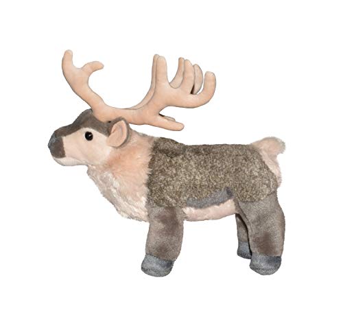 Wild Republic-17700 CK Reno de Peluche Suave, Color Gris, 30 cm (17700)