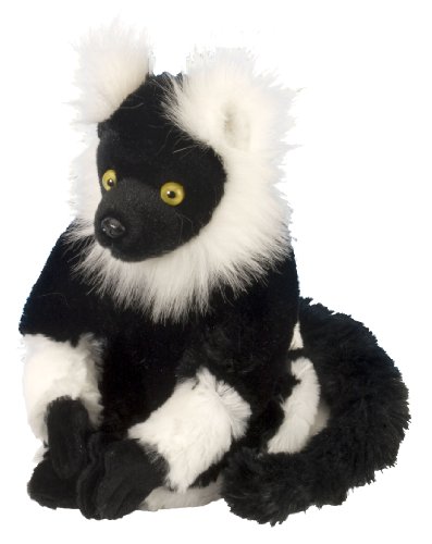 Wild Republic- CK Mini lémur b&n de Peluche, 20 cm (12271)