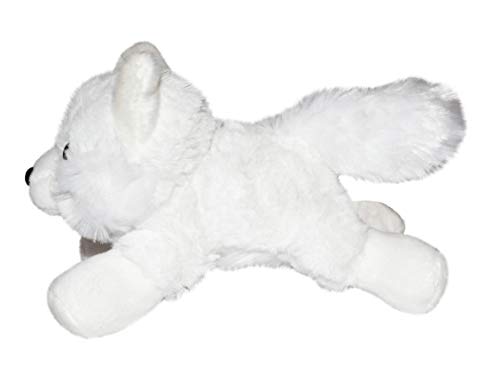 Wild Republic - Hug'ems, Peluche Zorro Polar, 18 cm (16224)