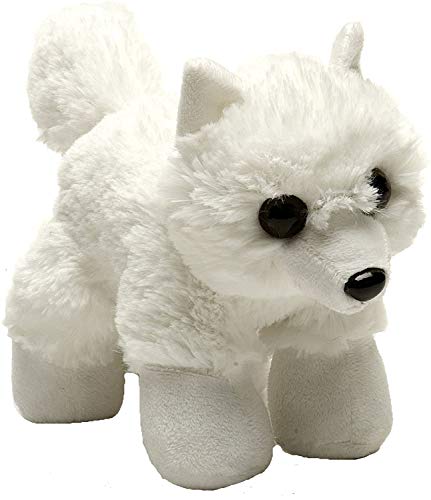 Wild Republic - Hug'ems, Peluche Zorro Polar, 18 cm (16224)