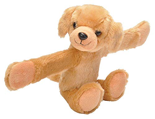 Wild Republic - Huggers, Labrador peluche con brazalete de presión integrado, 20 cm (19565)