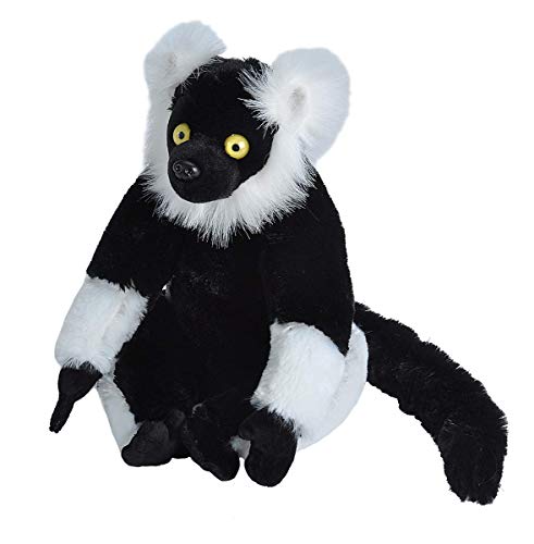 Wild Republic Peluche Lémur Cuddlekins, 30cm