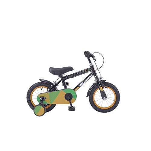 WildTrak WT001 - Bicicleta 8 X 12 SGL BLK, 12", color negro