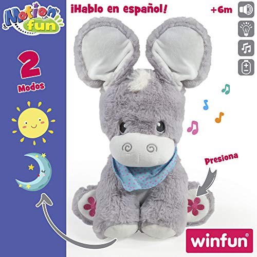 winfun - Burrito de peluche luz y sonidos winfun (46523)