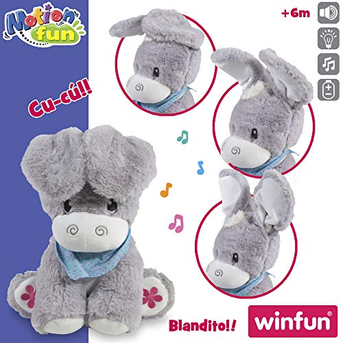 winfun - Burrito de peluche luz y sonidos winfun (46523)