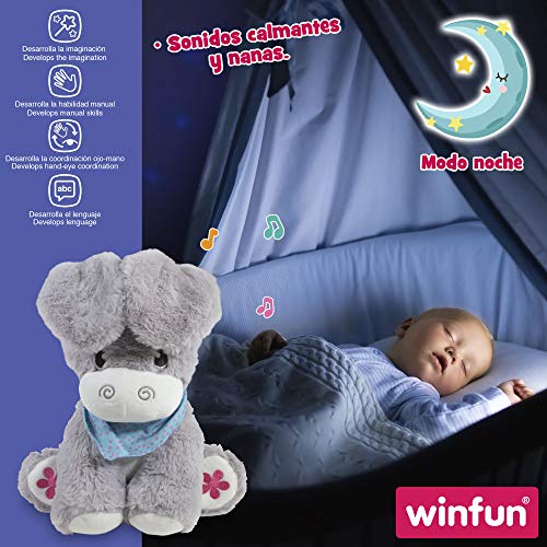 winfun - Burrito de peluche luz y sonidos winfun (46523)