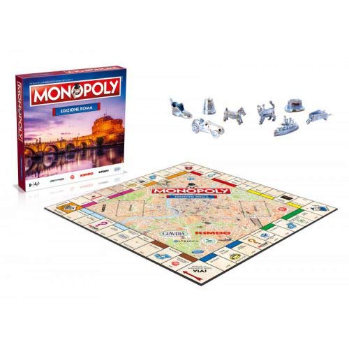 Winning Moves Monopoly - Citta' Di Roma Merchandising Ufficiale