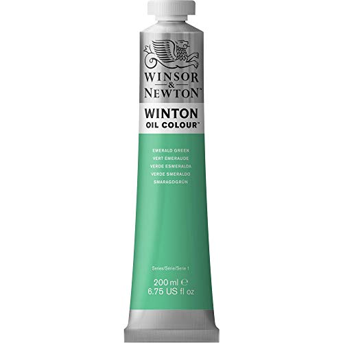 Winsor & Newton Winton - Tubo De Pintura Al Óleo, 200 Ml, Verde Esmeralda