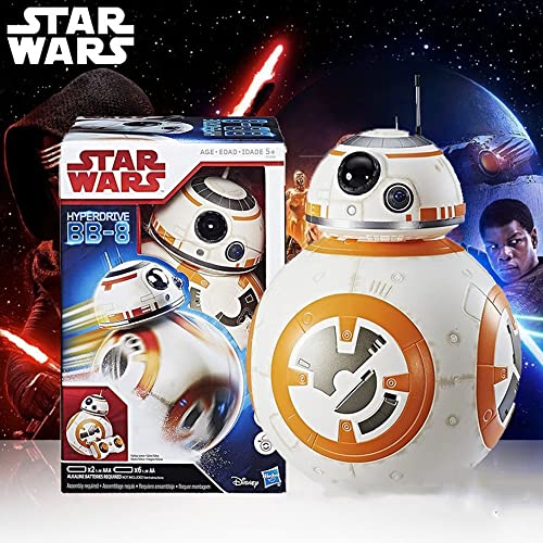 WJWA BB-8 Robot De Control Remoto Inteligente Star Wars Upgrade RC BB8 Robot con Música Sonido Figura De Acción para Niños 5+