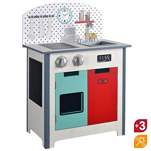 WOOMAX - Cocinita de madera Fashion (ColorBaby 85291)