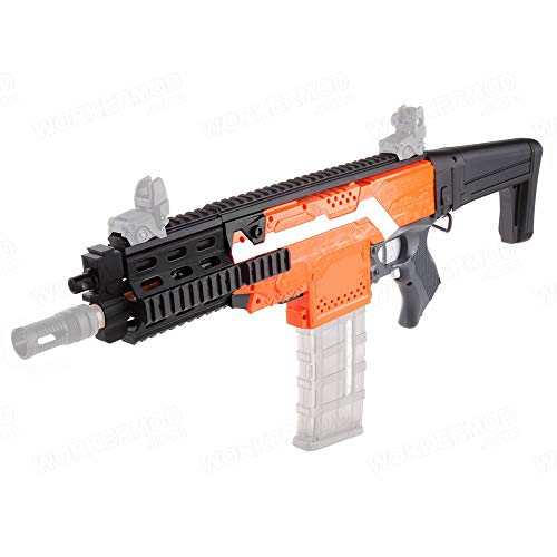 WORKER Micro Combo F10555 XCR-L - Juego de 10 accesorios para pistola Nerf N-Strike Stryfe Blaster